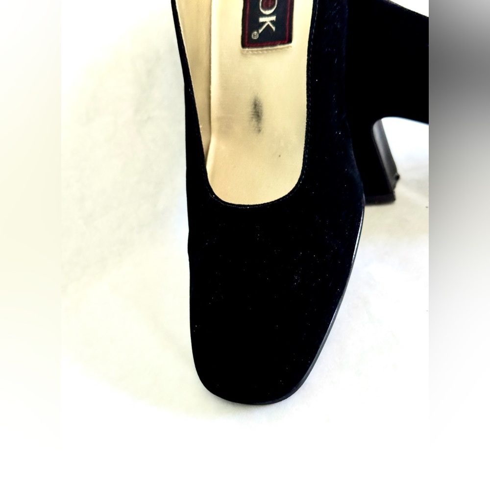 J. G. Hook Black Velvet Dress Shoes - Picture 9 of 16